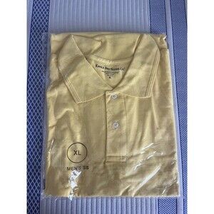 Eagle Dry Goods Co NWT Men’s Yellow Short Sleeve Polo XL